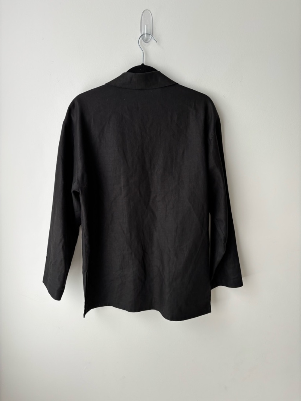 Vintage Talbots 100% Linen Blazer Jacket Size 6 Medium Minimalist Classic - Picture 8 of 11